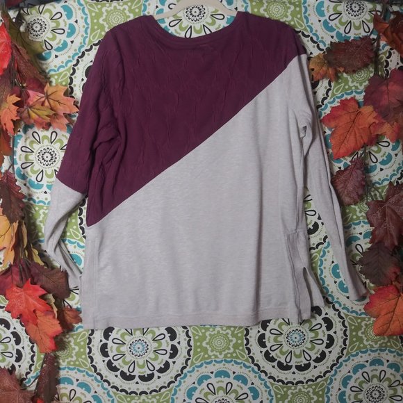 1903 Jeaniemade Size XL Sonoma Upcycled Sweater Top - Picture 4 of 4